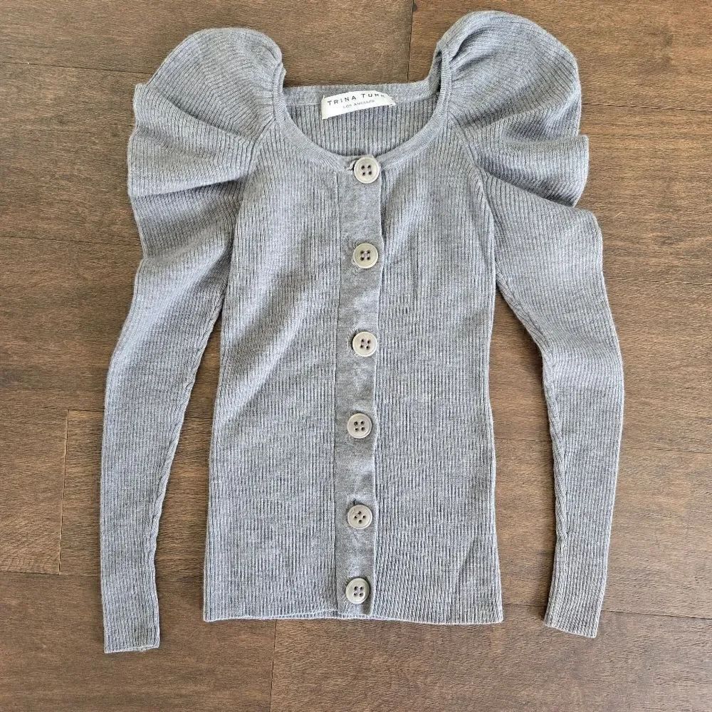 Trina Turk Wool Cardigan Sweater size S